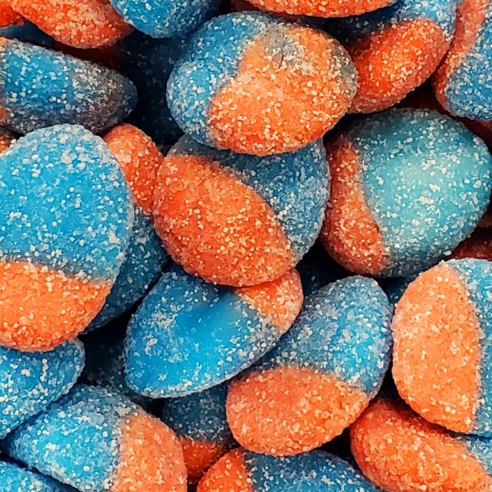 #268 jujubes tranche framb. bleu surette 2.19/100g bonbonniere