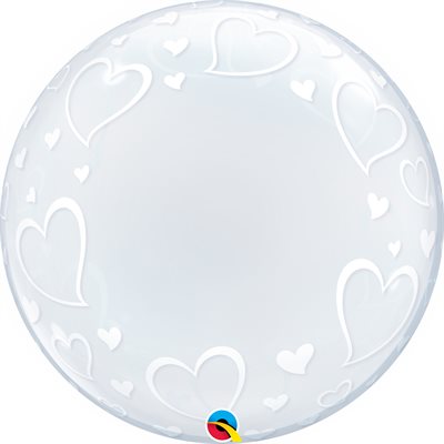 bubble , transparent , coeur blanc