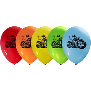 ballon latex moto