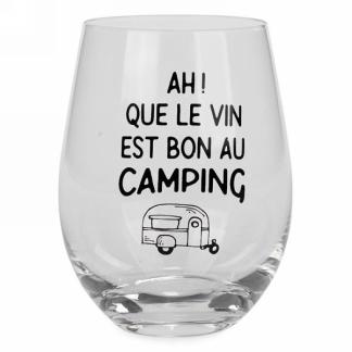 Verre à vin sans pied - au camping 9.99$