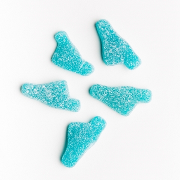 Pied à la framboise bleu surette
