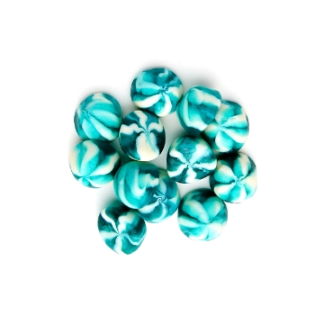Spirale à la crème et framboise bleue