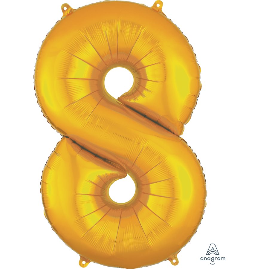 chiffre 8 or 34po