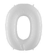 chiffre 0 blanc 34po