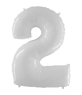 chiffre 2 blanc 34po